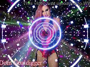 Slut Girl Fantasy With Rabbit Toy Crossdressing Bimbo Cosplay Fetish Fucking Action