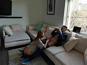 redhead veronica leal loves fucking that big cock in cowgirl and doggystyle