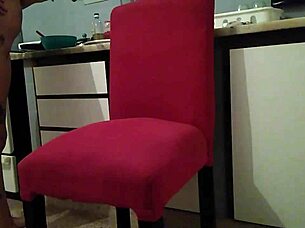 He Fucks Cute Big Ass Mature In Kitchen Behind The Scenes Backstage Action