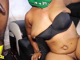 black ninja, rock that curvy ebony neighbor hard in the bathroom with huge cock and cum