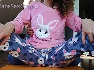 Stepdaddy, why are you teasing my small 18+ tits and fingering this tight asian pussy?