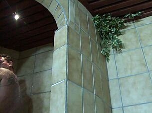 horny gaping grandma asks the hot tub repair guy to stuff her hairy holes?