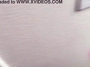 Did you miss your flight home? Now bend over for this horny milf's big tits cowgirl ride and creampie!