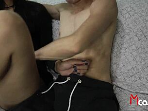 hey, i'm fucking my cousin with my huge cock for her first time until she orgasms hard 😈