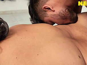 Indian stepmom bindu with huge boobs in passionate desi sex