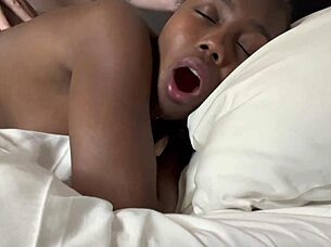 Why Does This Beautiful Ebony Girl Next Door Crave White Neighbor's Huge Interracial Creampie?