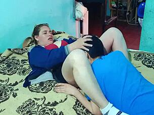 Intense Full Sex Missionary Side Doggystyle Ending with Deep Creampie