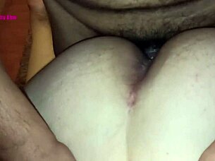 Mexican milf whore shared in intense threesome with big tits bouncing wildly