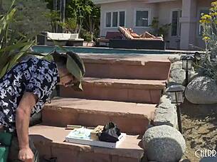 Oh, catch me if you can, you sneaky voyeur - now fuck me hardcore!