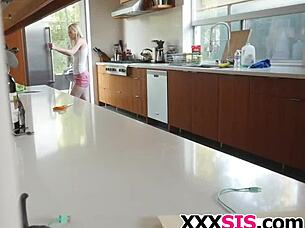 Blonde Lily Rader gets banged hard