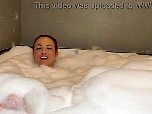 Enjoying the hydro with delicious Nicole Romanoff