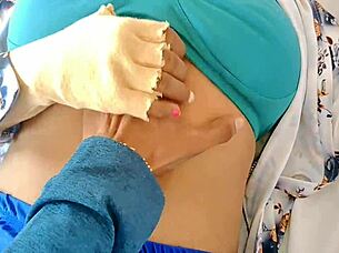 Horny friend contrasts with hot sexy desi chudai action