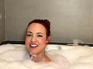 Enjoying the hydro with delicious Nicole Romanoff