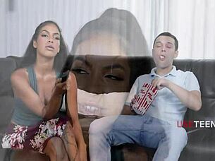 ebony maya farrell moans in rough interracial fucking with johnny love useteen 18+s