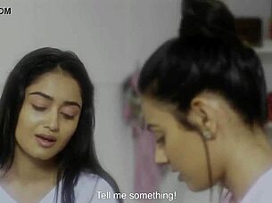 Two women explore their desires in an intimate lesbian encounter with passion and connection