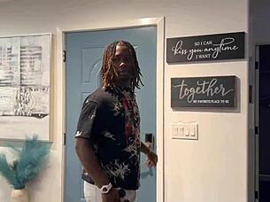 Can This Horny Housewife Resist Squirting On Delivery Boy's Big Black Cock During Wet Cunilingus Doggystyle?