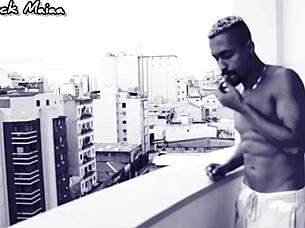 what if you caught the busty hottie masturbating with huge dildo in wet pussy