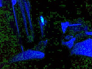 Blue room special with ebony cock sucking and black blowjob action