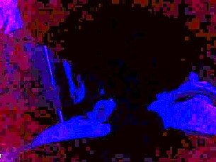 Blue room special with ebony cock sucking and black blowjob action