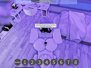 this time he asked to fill her with milk during roblox game