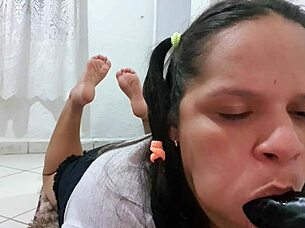 Oh man, check out this Brazilian amateur with a big ass getting wild in that reality fetish scene.