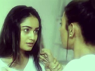 Two women explore their desires in an intimate lesbian encounter with passion and connection