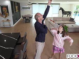 sweet teen getting back to skhool with shy deepthroat and petite fucking?