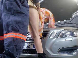 My mechanic asked if he can work on things with my wife and I said yes