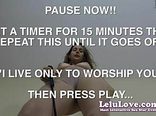 Interactive Giantess Teases You with Feet and Pantyhose in Huge Pov Domination