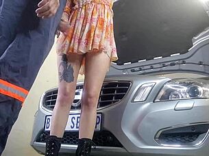 My mechanic asked if he can work on things with my wife and I said yes