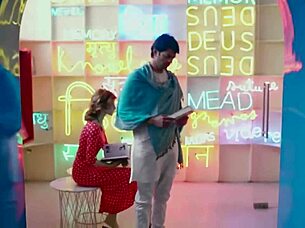 Two women explore their desires in an intimate lesbian encounter with passion and connection