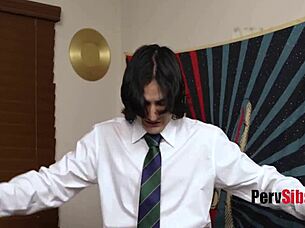 Beetlejuice girls in uniforms cast spells with tight pussies