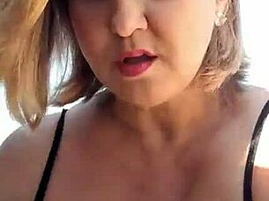 blonde milf with big natural tits spreads huge pussy lips and nipples on beach fetish