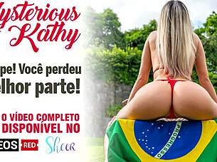 Stunning Brazilian college blonde with tan lines rides dildo in bathroom, squirting solo until her juicy pussy drips mysteriously