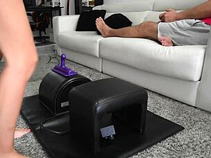 i'm watching my wife riding sybian while i'm playing video game - would you handle this