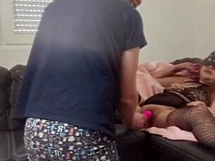 chubby filipina housewife shares homemade video of her pussy being licked