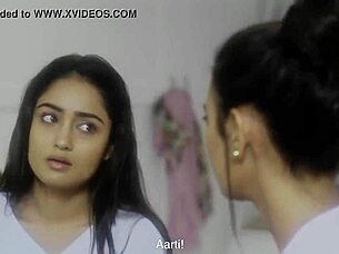 Two women explore their desires in an intimate lesbian encounter with passion and connection