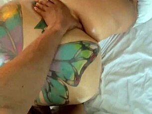 plump curvy brunette cougar gets bent over for interracial big black cock pounding in early morning sex tape