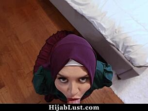 hijab teen 18+ shyly tells her friend she's ready to learn cowgirl riding and deepthroat everything 😏🍑