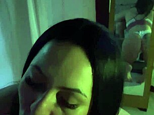 She sucked it so deliciously with her natural tits and big ass!