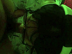 She casually gave a blowjob in the simple scene.