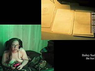 Naked Lake House Playthrough with Big Natural Tits Brunette BBW