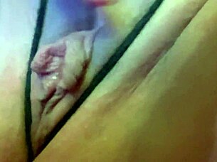 Hot Goth Girl Masturbates With Wet Pussy in Close Up Solo Action