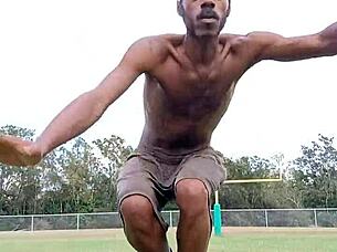 It's good to workout with my roommate.