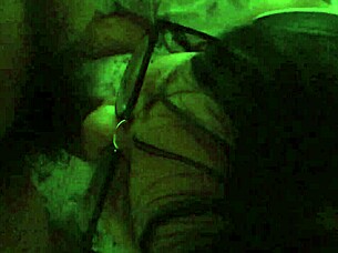 She casually gave a blowjob in the simple scene.