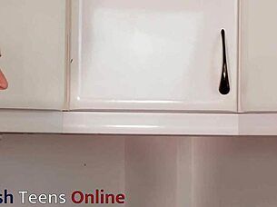 Two redhead lesbians hint at squirting bliss with intense machine play