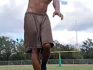 It's good to workout with my roommate.