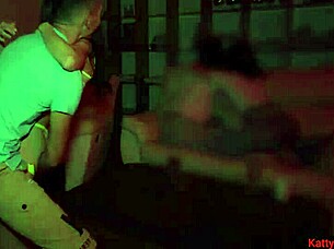 Private Sex Party with Rough Fucking Horny Brunette Cum Covered Facial