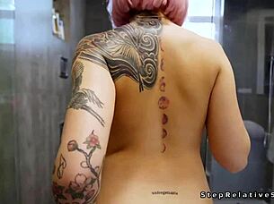 Oh my god, after steamy shower hot babe rides massive cock hardcore, fucking wildly in bedroom with intense passion!