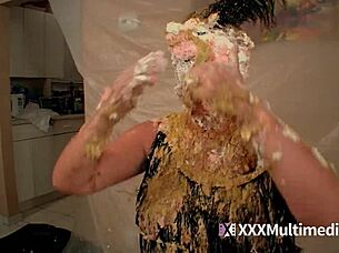 Blondes unleash messy wet chaos smoking and pieing each other in wild lesbian frenzy